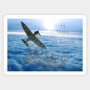 The Battle of Britain 75 Years Sticker